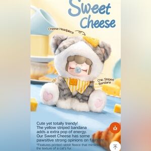 Rolife Nanci Tea Time Kitties Plush Toy Blind Box - Sweet Cheese
